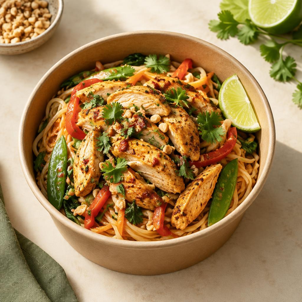 Thai Chicken Noodle Bowl